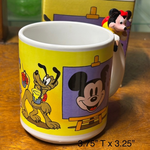 Vintage 1988 Disney Muggamals collectable Mickey Mouse mug with box - Picture 4 of 7